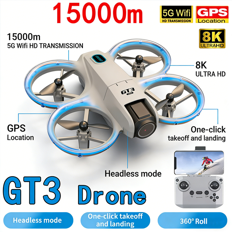 Drone Video Production - 신형 GT3 MAX 드론 8K HD