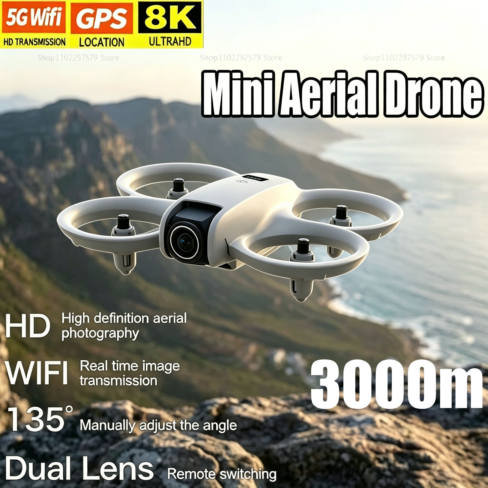 8K HD 카메라가 장착된 미니 드론 FPV 접이식 쿼 - Drone Lidar 리뷰 및 가격