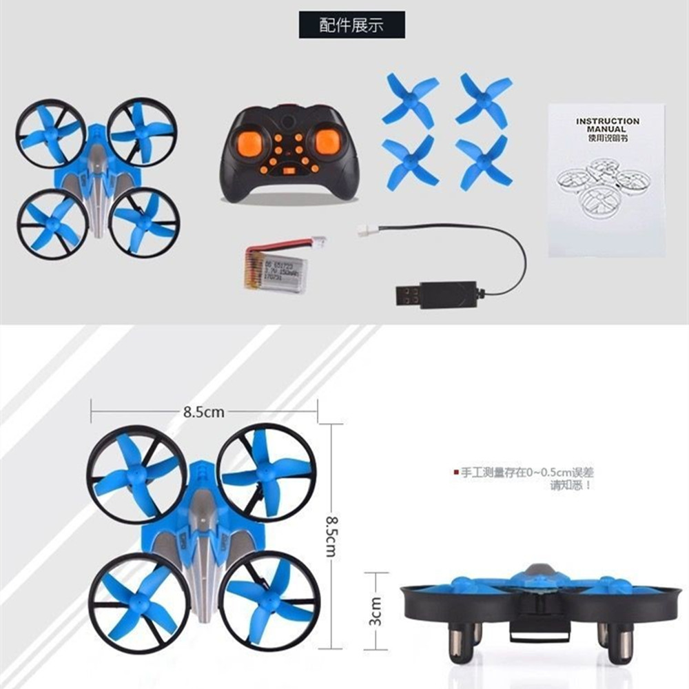 헤드리스 모드 2.4G 원격 제어 기능이 있는 미니 R - Eachine Drone E010 리뷰 및 가격