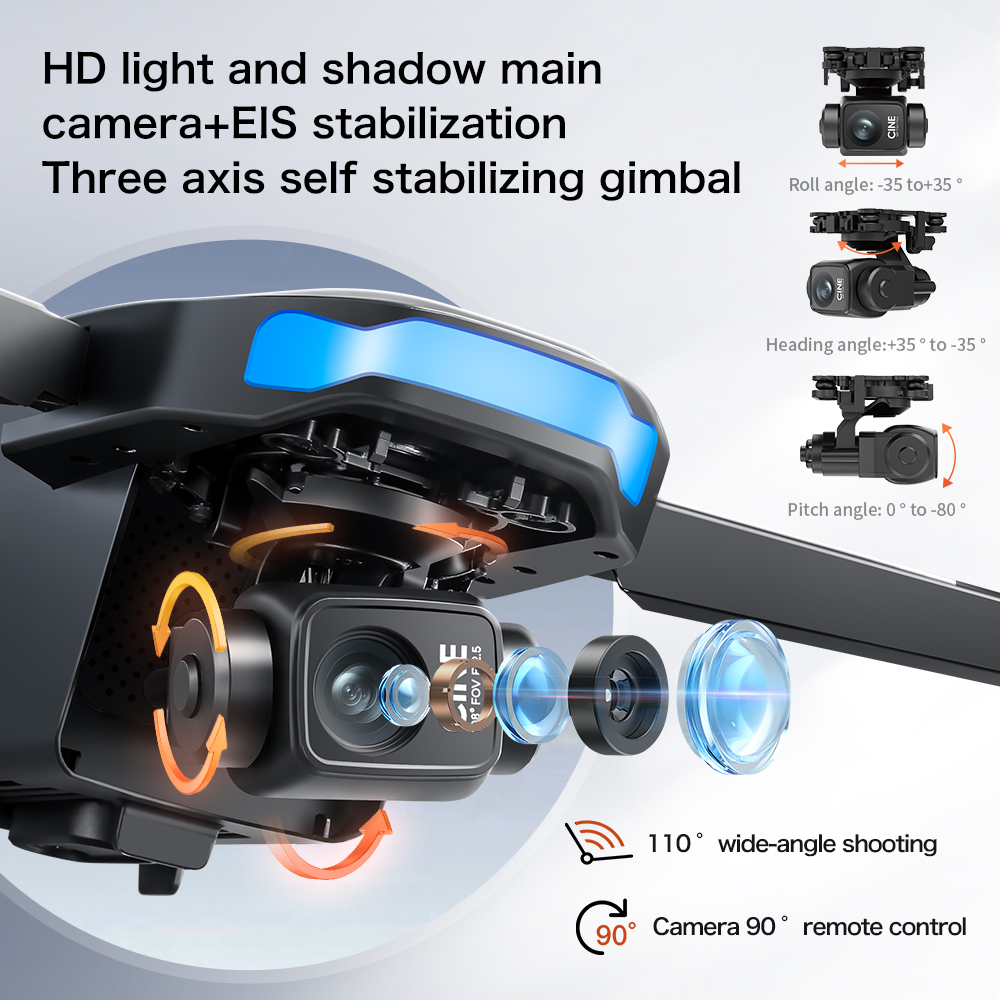 새로운 S-X1 MAX 드론 GPS 8K 프로페셔널 H - Drone Cinematic 리뷰 및 가격